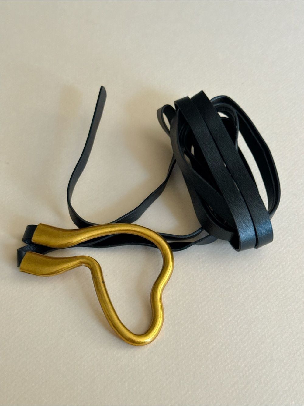 Black Waist Belt S1443 - Picture 4 of 5